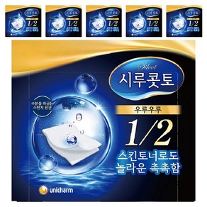 시루콧토 우루우루 화장솜, 40개입, 6개