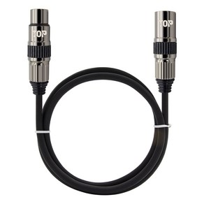 HDTOP 국산 XLR 암 to XLR 수 연장 케이블, HT-TP362-1.5M, 혼합색상