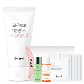 아이소이 모공 털고 수분만 남긴 착한 클렌징폼 75ml + 체험키트 6종