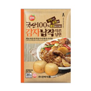 진미 국산감자 납작 자른당면, 300g, 1개