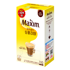 맥심 모카골드 심플라떼 커피믹스, 10.5g, 110개입, 1개