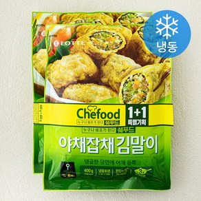 쉐푸드 야채잡채 김말이 (냉동), 400g, 2개입