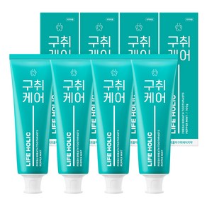 라이프홀릭 구취케어 치약, 100g, 4개