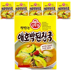 오뚜기 맛있는 애호박 된장국, 36g, 6개