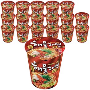 팔도일품 해물라면 소컵 65g, 18개