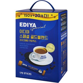 이디야 스페셜 골드블렌드 리치크레마 커피믹스, 11g, 170개입, 1개