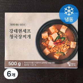 강태현셰프 청국장찌개 (냉동), 500g, 6개