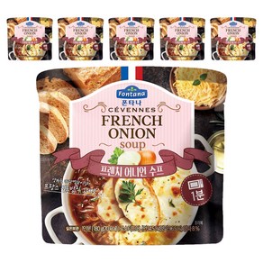 폰타나 프렌치 어니언 전자레인지용 수프, 180g, 6개
