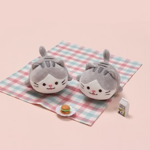 모찌타운 꾹꾹이 스퀴시 스트레스볼 봉제인형, 6cm, 고등어, 1개