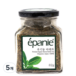 에빠니 유기농 마테 허브병차, 82g, 1개입, 5개