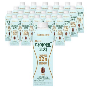 종근당건강 다이어트코치 커피, 280ml, 24개