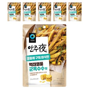 안주야 먹태열풍 군옥수수맛, 25g, 6개