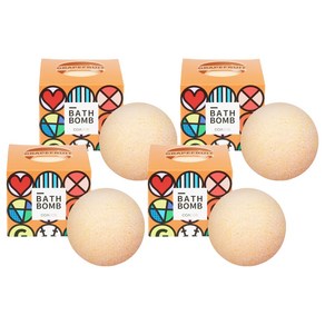 코아코스 슬림셀럽 버블 배쓰밤 오렌지 자몽향, 140g, 4개