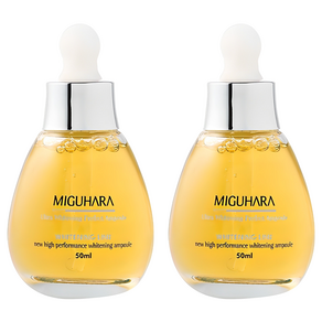 미구하라 울트라 화이트닝 퍼펙트 앰플, 50ml, 2개