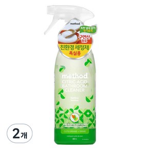 메소드 구연산 욕실용 세정제, 500ml, 2개