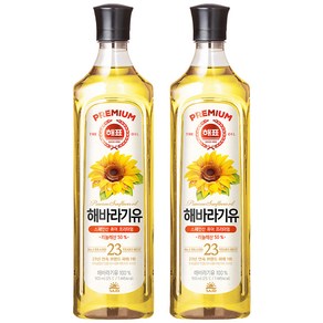 해표 해바라기유, 900ml, 2개