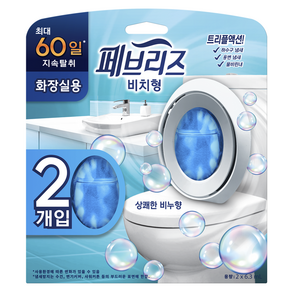 페브리즈 화장실용 방향제 비치형 상쾌한 비누향 2p 본품, 12.6ml, 1개