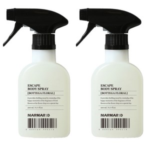 마르마르디 이스케이프 바디스프레이 보테가플로럴향, 2개, 200ml