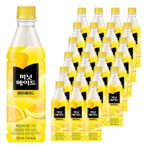 미닛메이드 레몬에이드, 350ml, 24개
