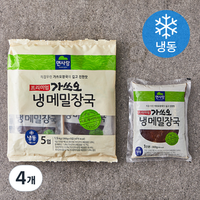 면사랑 가쓰오 냉메밀장국 5인분 (냉동), 1.5kg, 4개