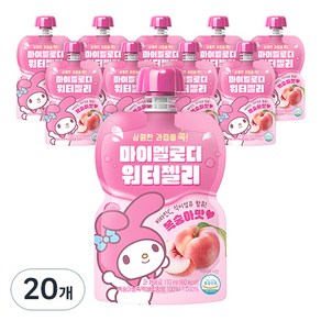 아텍스 마이멜로디 워터젤리, 110ml, 20개, 복숭아맛