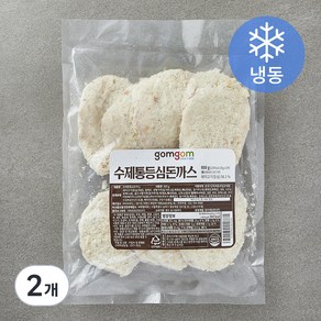 곰곰 수제통등심돈까스 (냉동), 800g, 2개