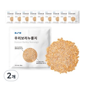 편식공장 우리보리 누룽지 10p, 2개, 200g