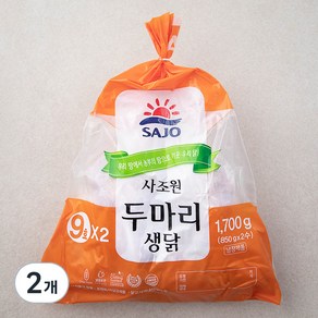 사조원 육계 9호 두마리 (냉장), 1.7kg, 2개
