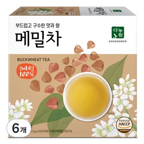 다농원 메밀차 구수한맛, 1.5g, 100개입, 6개