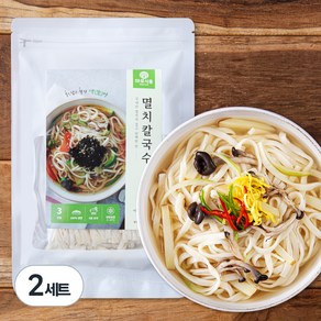 마포식품 멸치 칼국수 + 소스 3인분 세트 540g, 2세트