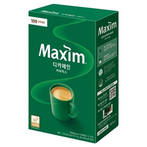 맥심 디카페인 커피믹스, 11.8g, 100개입, 1개