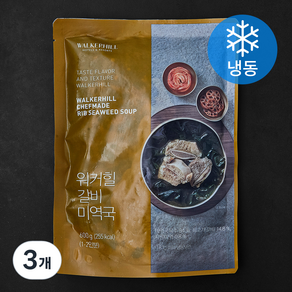 워커힐호텔 갈비 미역국 (냉동), 600g, 3개