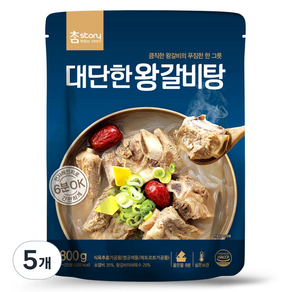 참스토리 대단한 왕갈비탕, 800g, 5개