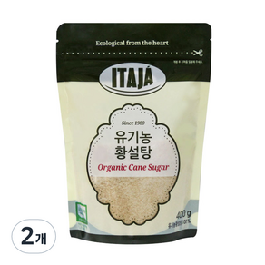 이타자 유기농 황설탕, 400g, 2개