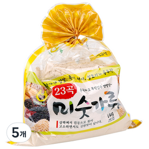 오양식품 23곡 미숫가루, 1kg, 5개