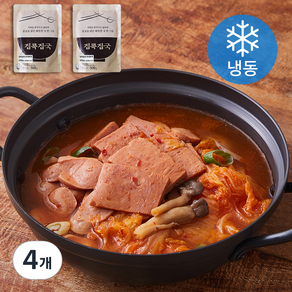 집콕집국 부대찌개 (냉동), 500g, 4개