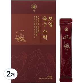 묘찬 고양이 보양 육수 스틱 20p, 혼합맛(오리/닭), 240g, 2개