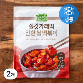 상하키친 쫄깃 가래떡 진한 쌀떡볶이 (냉동), 320g, 2개