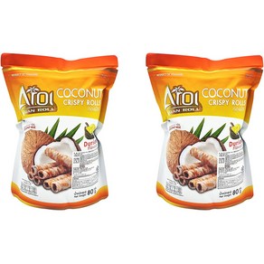 AROI 크리스피롤 두리안, 80g, 2개