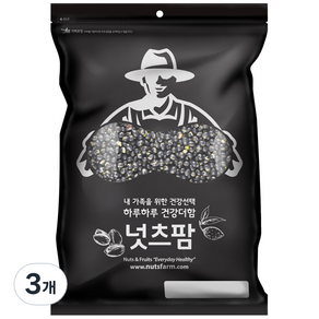 넛츠팜 볶음 서리태, 800g, 3개