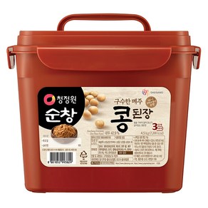 청정원순창 구수한 메주콩된장, 4.5kg, 1개