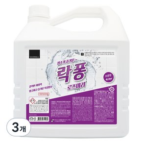 락퐁 욕실세정제 로즈마리향, 4L, 3개