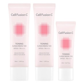 셀퓨전씨 토닝 썬스크린 SPF50+ PA++++ 50ml x 2p + 20ml 세트