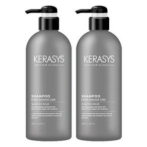 케라시스 엑스트라 데미지 케어 플러스 샴푸 프루티엠버 플로랄 오리엔탈 향, 750ml, 2개