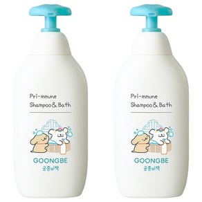 궁중비책 프리뮨 유아용 샴푸 앤 바스, 350ml, 2개