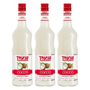 토스키 코코넛 시럽, 1L, 3개