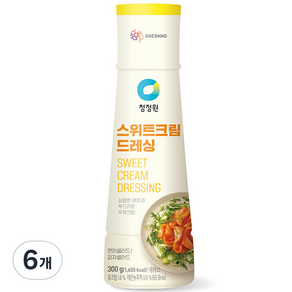 청정원 스위트크림, 300g, 6개