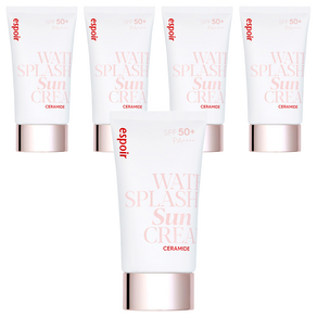 에스쁘아 워터 스플래쉬 세라마이드 선크림 SPF50+ PA++++, 60ml, 5개