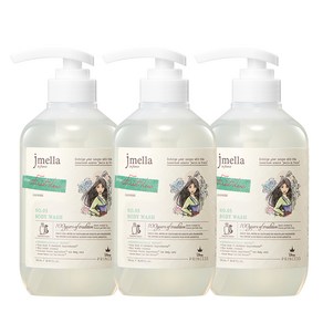 제이멜라 인 프랑스 디즈니 포레스트 듀 바디 워시 허브향, 3개, 500ml