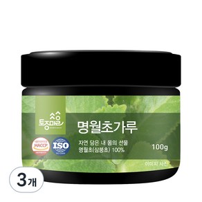 토종마을 명월초가루, 3개, 100g